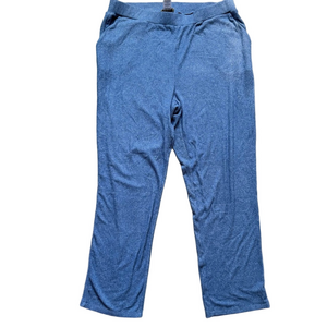 Laura Plus Blue Joggers with Elastic Waistband Soft Stretch Fabric Women’s 2X
